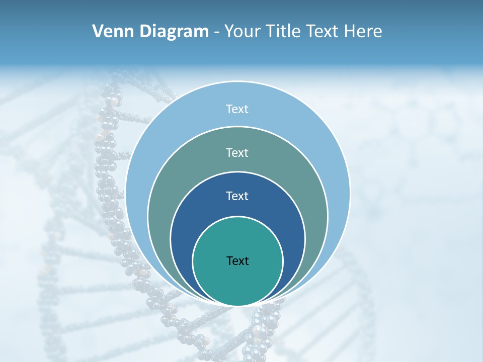 A Science Powerpoint Presentation With A Blue Background PowerPoint Template
