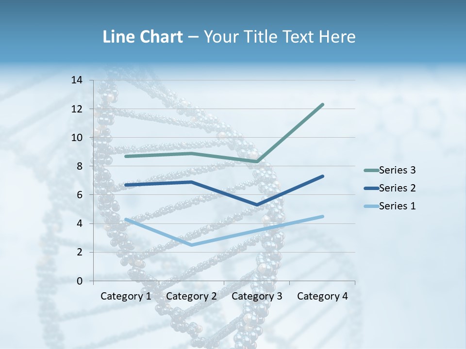 A Science Powerpoint Presentation With A Blue Background PowerPoint Template