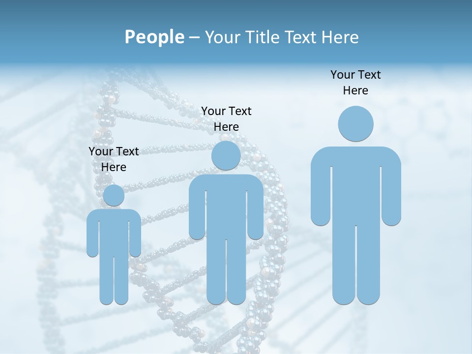 A Science Powerpoint Presentation With A Blue Background PowerPoint Template