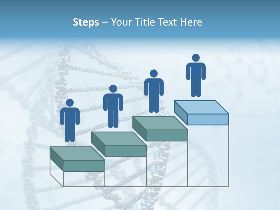 A Science Powerpoint Presentation With A Blue Background PowerPoint Template