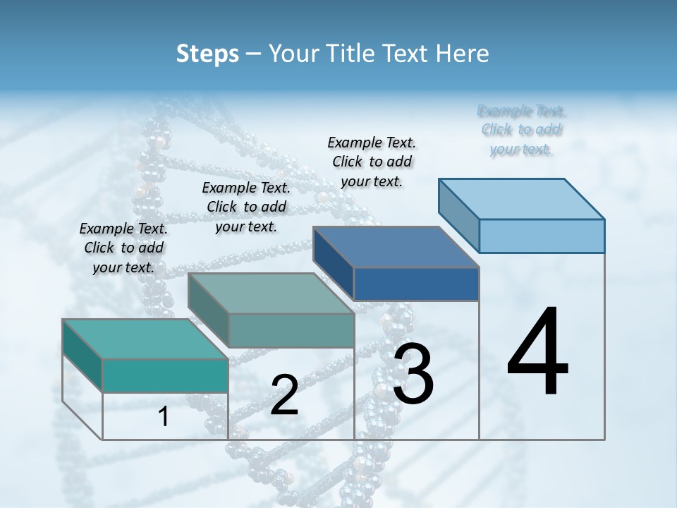 A Science Powerpoint Presentation With A Blue Background PowerPoint Template