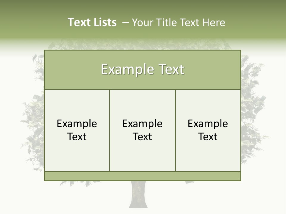 A Tree Filled With Lots Of Money On Top Of A White Background PowerPoint Template