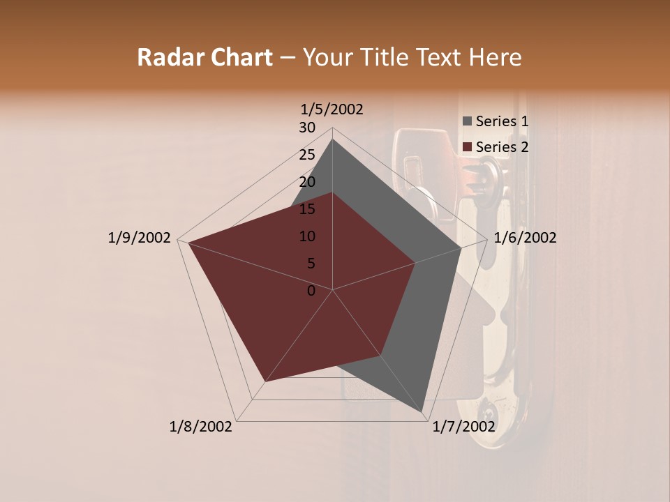 A Door Handle With A House Shaped Key On It PowerPoint Template