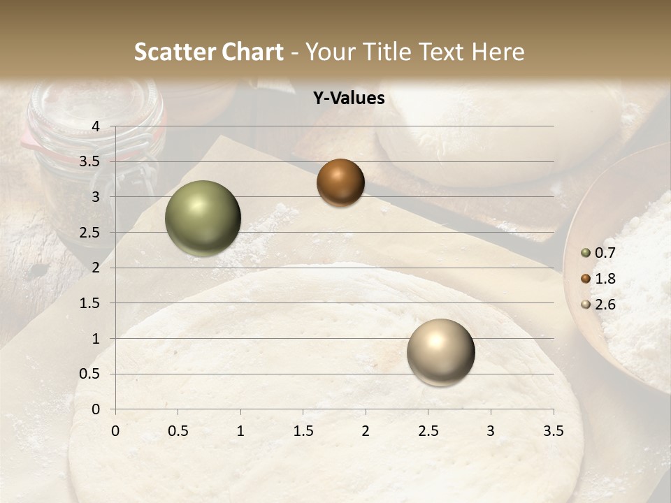 A Table Topped With Lots Of Dough On Top Of A Wooden Table PowerPoint Template