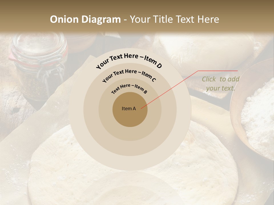 A Table Topped With Lots Of Dough On Top Of A Wooden Table PowerPoint Template