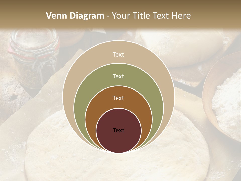 A Table Topped With Lots Of Dough On Top Of A Wooden Table PowerPoint Template