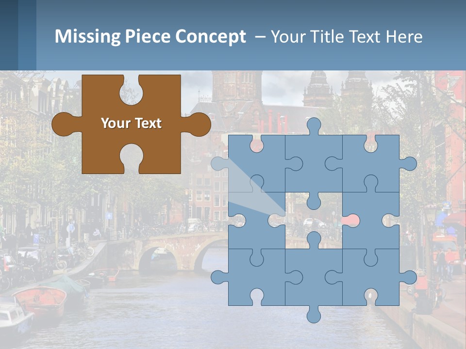 A Bridge Over A Body Of Water In A City PowerPoint Template