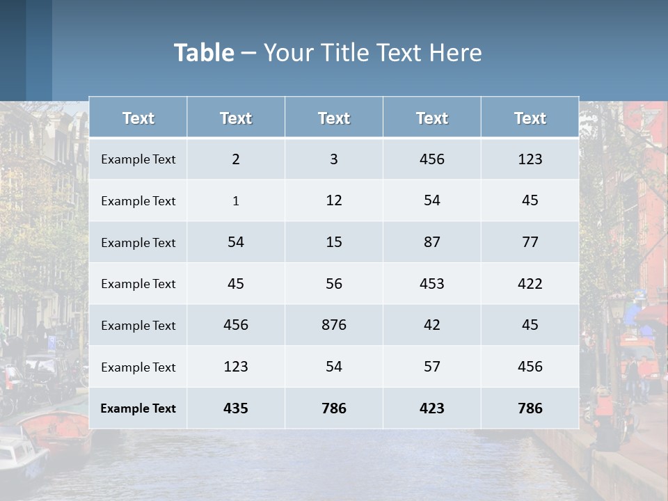 A Bridge Over A Body Of Water In A City PowerPoint Template