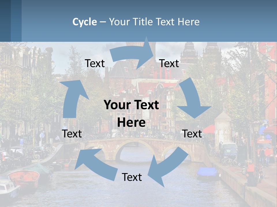 A Bridge Over A Body Of Water In A City PowerPoint Template