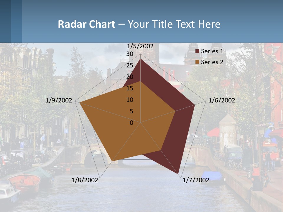 A Bridge Over A Body Of Water In A City PowerPoint Template