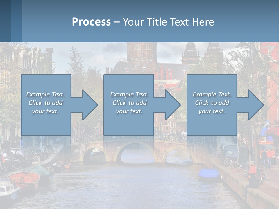 A Bridge Over A Body Of Water In A City PowerPoint Template