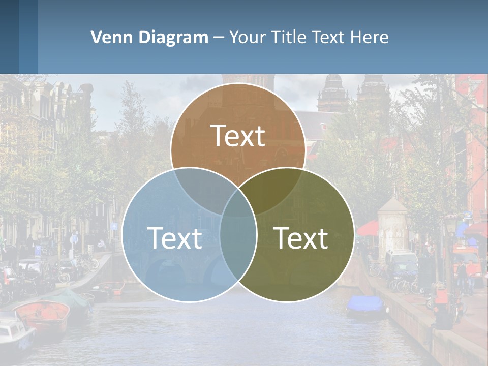 A Bridge Over A Body Of Water In A City PowerPoint Template