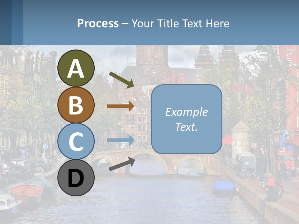 A Bridge Over A Body Of Water In A City PowerPoint Template