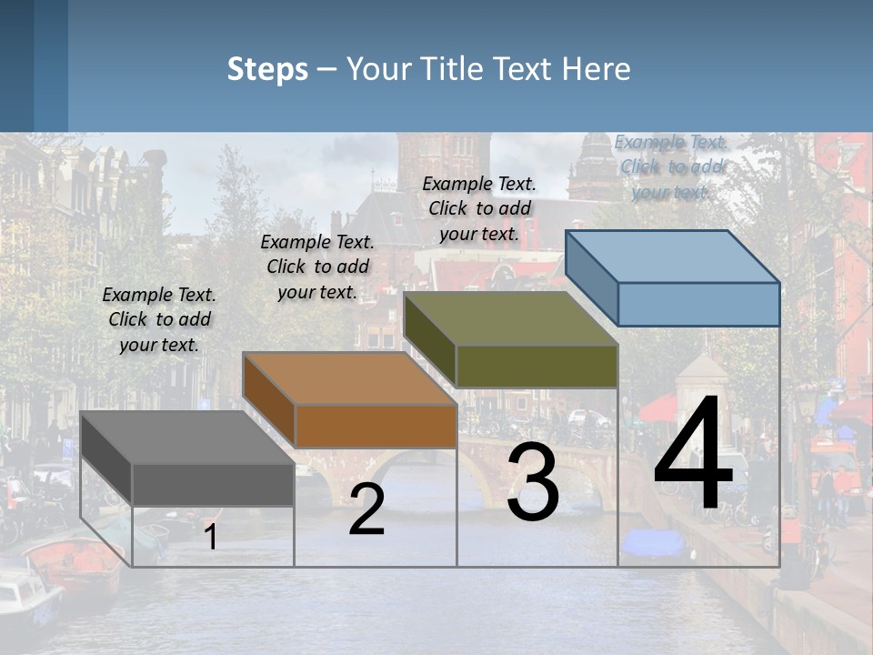 A Bridge Over A Body Of Water In A City PowerPoint Template