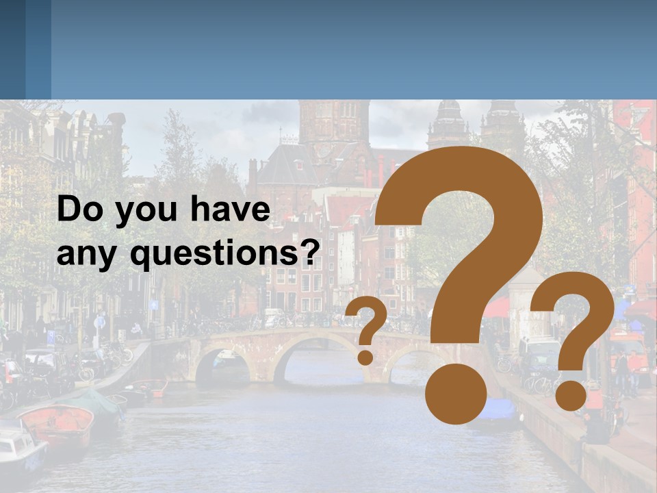 A Bridge Over A Body Of Water In A City PowerPoint Template