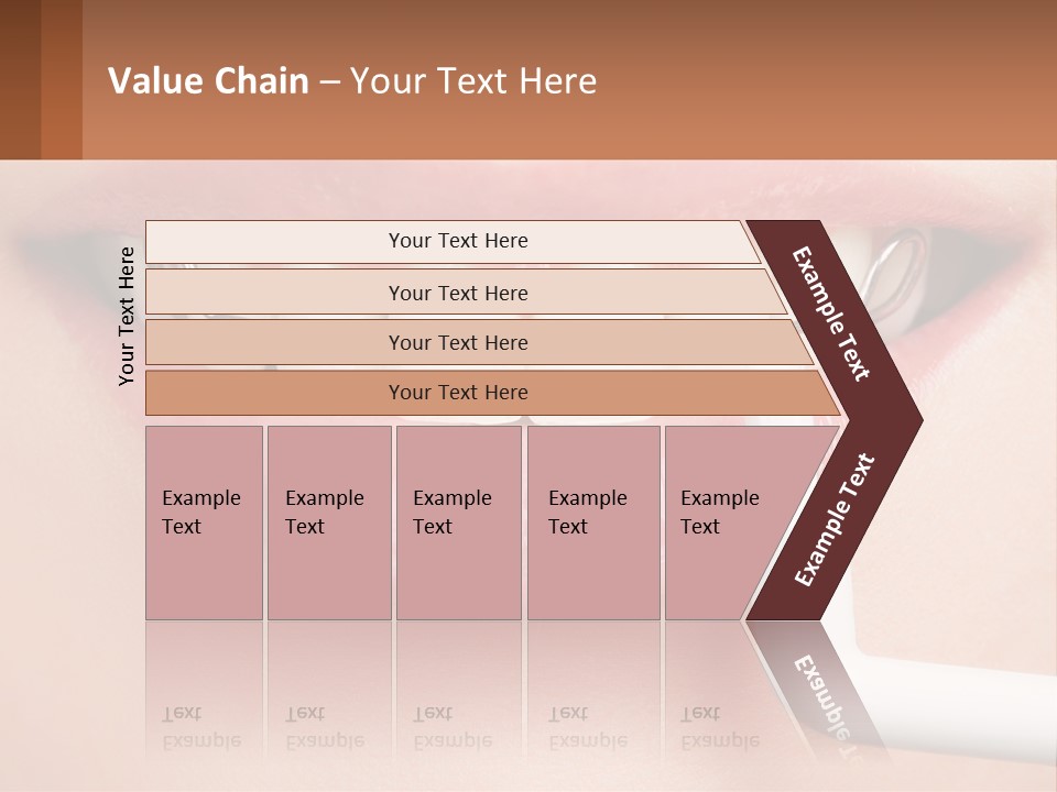 A Woman Is Brushing Her Teeth With A Toothbrush PowerPoint Template