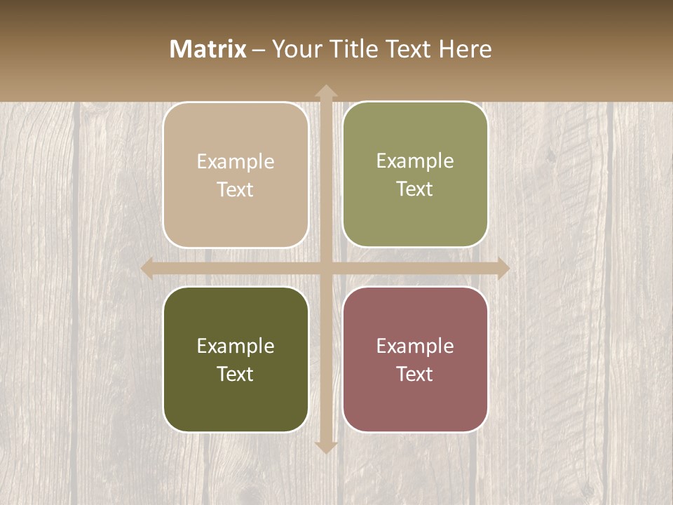 A Wooden Fence With A Brown Background PowerPoint Template