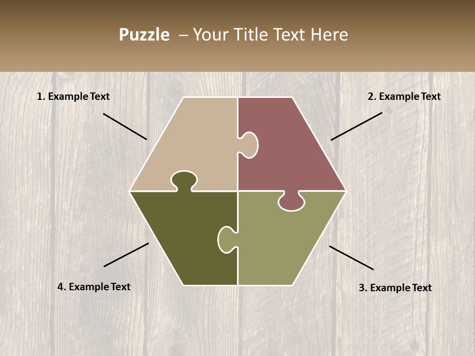 A Wooden Fence With A Brown Background PowerPoint Template