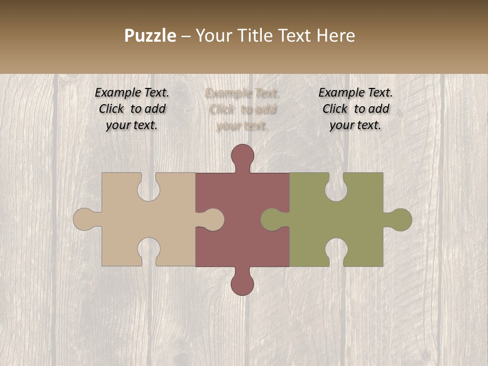 A Wooden Fence With A Brown Background PowerPoint Template