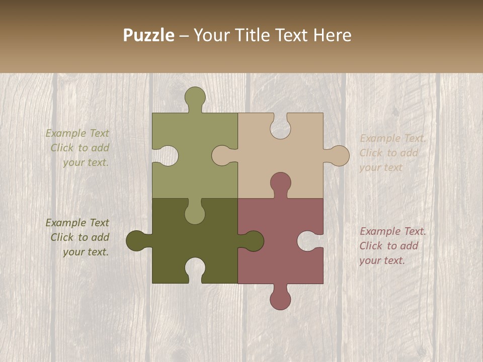 A Wooden Fence With A Brown Background PowerPoint Template