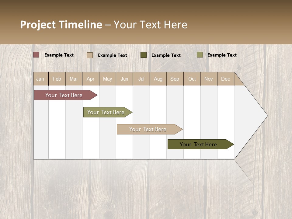 A Wooden Fence With A Brown Background PowerPoint Template