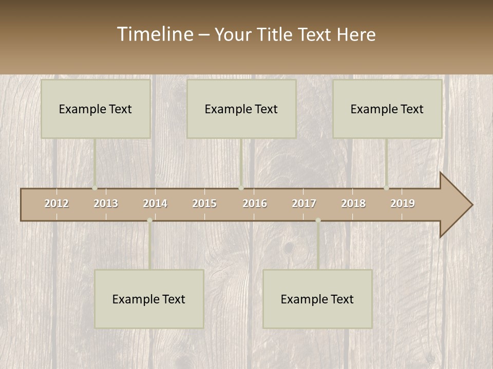 A Wooden Fence With A Brown Background PowerPoint Template