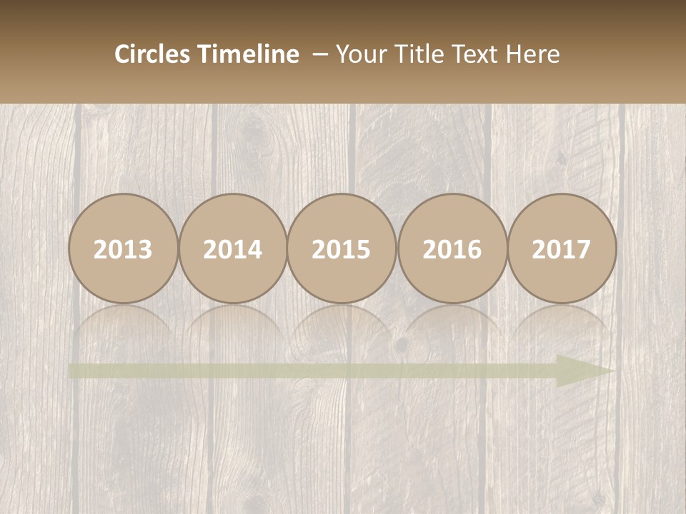 A Wooden Fence With A Brown Background PowerPoint Template