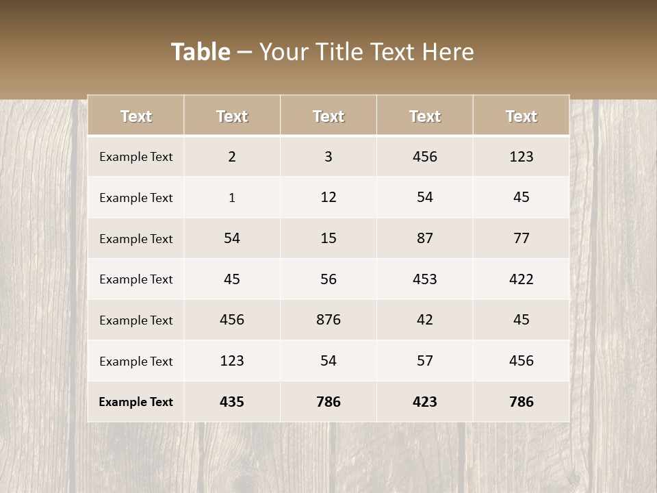 A Wooden Fence With A Brown Background PowerPoint Template