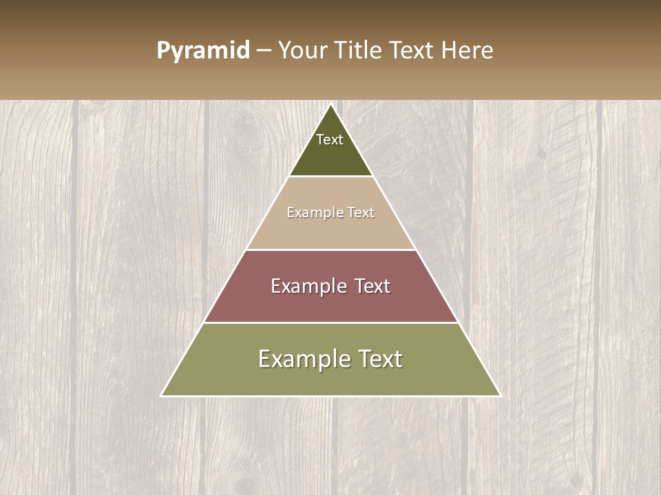 A Wooden Fence With A Brown Background PowerPoint Template