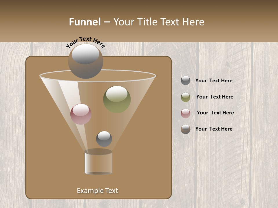 A Wooden Fence With A Brown Background PowerPoint Template