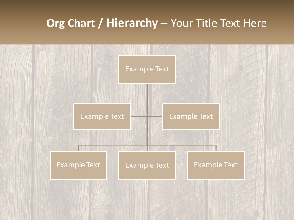A Wooden Fence With A Brown Background PowerPoint Template