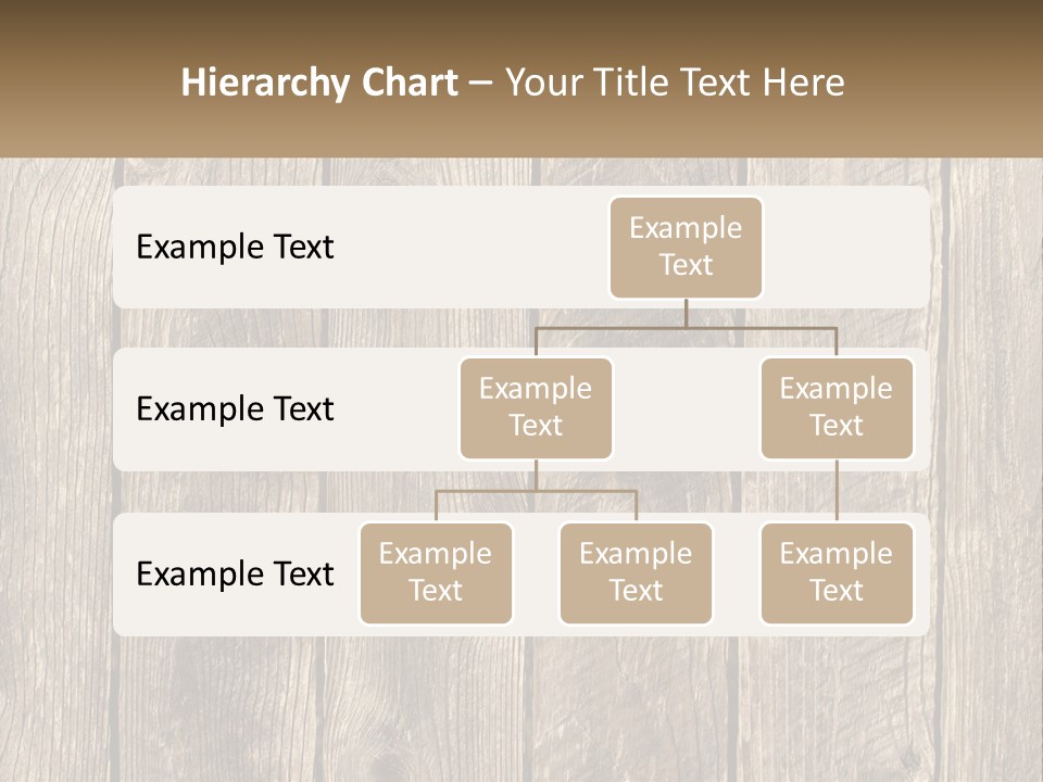 A Wooden Fence With A Brown Background PowerPoint Template