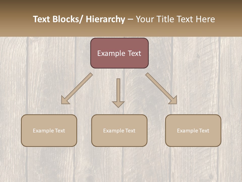 A Wooden Fence With A Brown Background PowerPoint Template