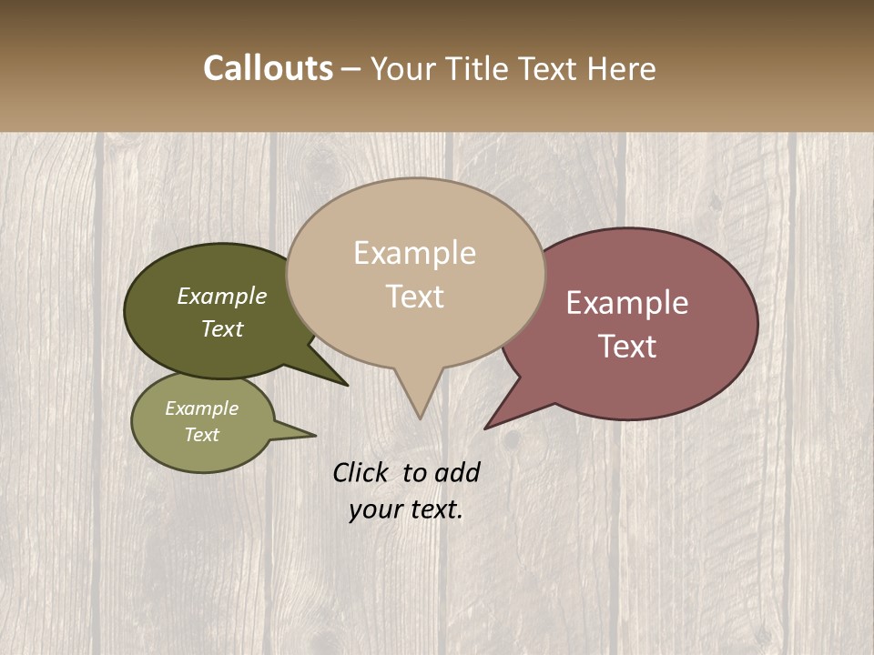 A Wooden Fence With A Brown Background PowerPoint Template