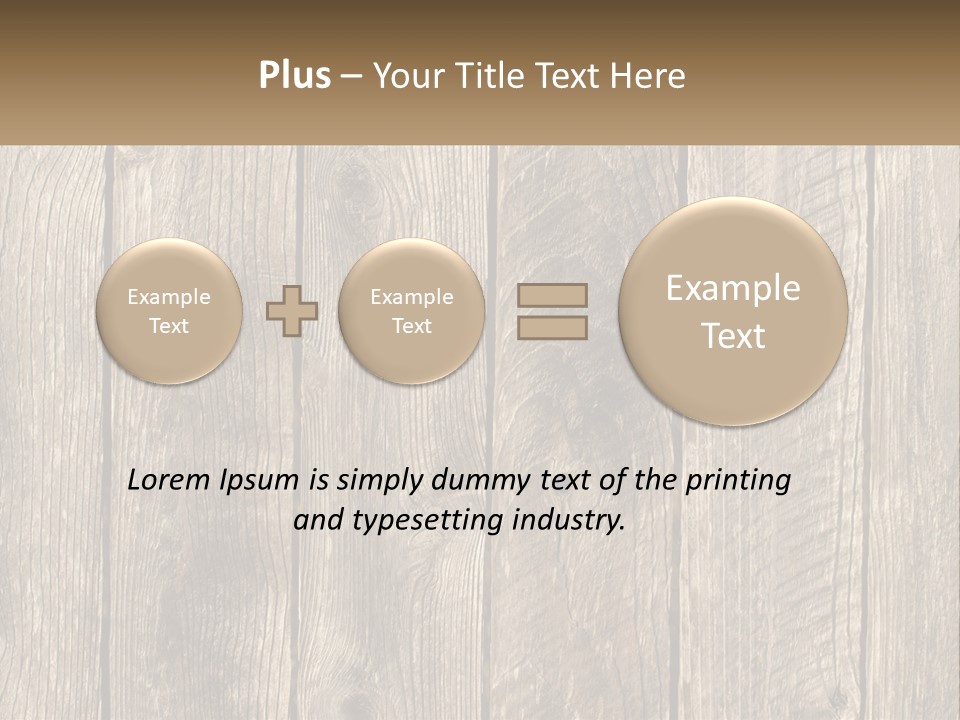 A Wooden Fence With A Brown Background PowerPoint Template