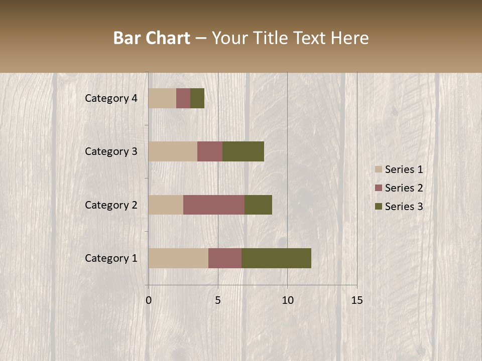 A Wooden Fence With A Brown Background PowerPoint Template