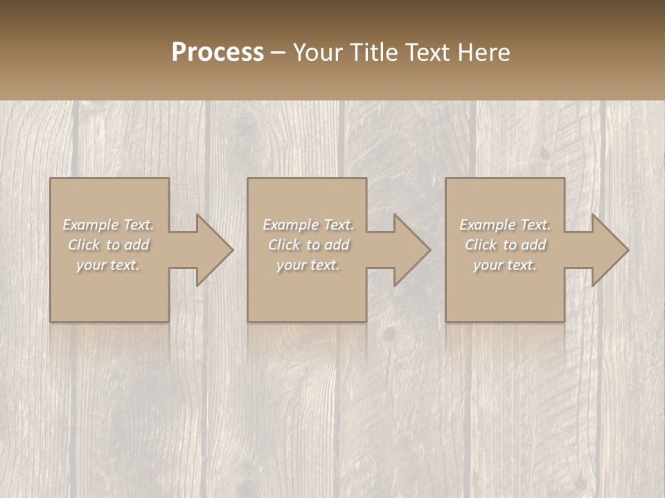 A Wooden Fence With A Brown Background PowerPoint Template