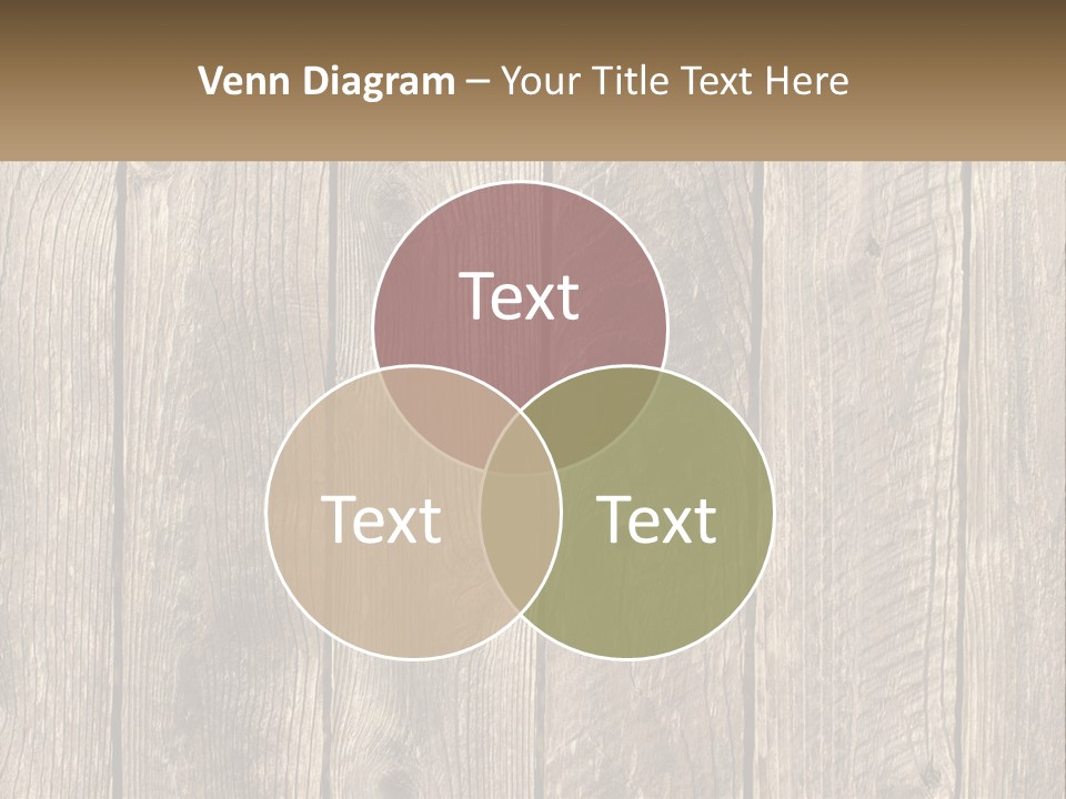 A Wooden Fence With A Brown Background PowerPoint Template