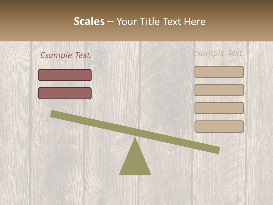 A Wooden Fence With A Brown Background PowerPoint Template