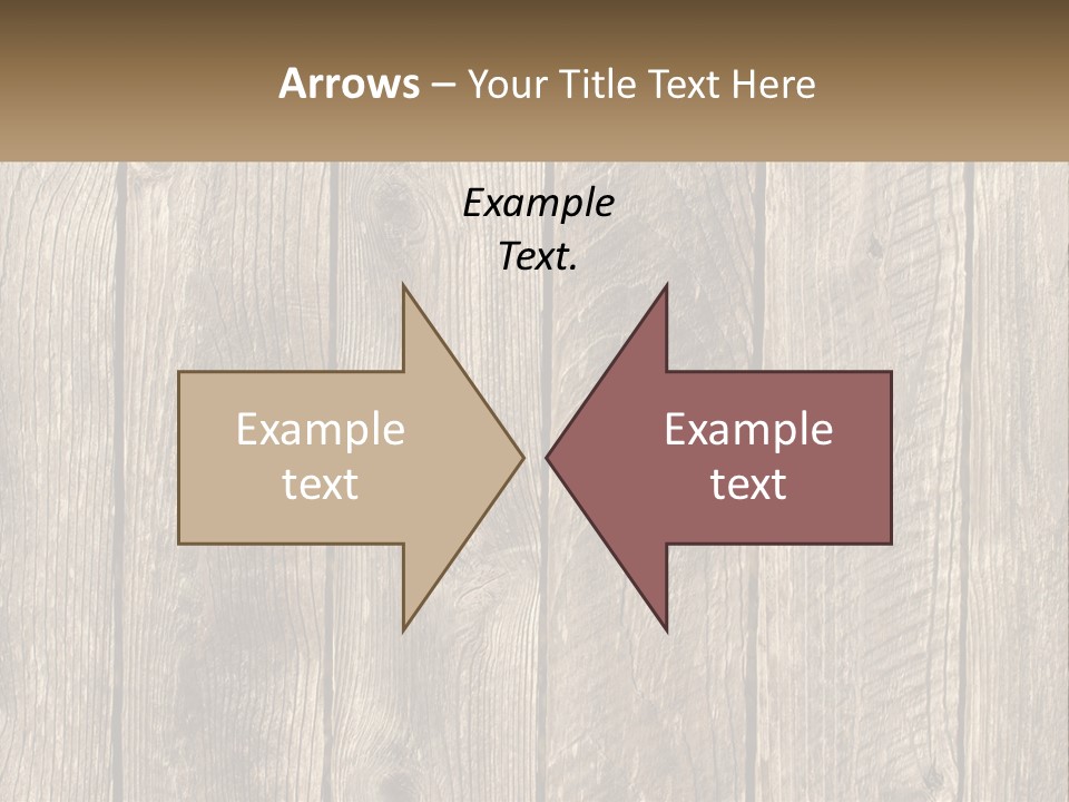 A Wooden Fence With A Brown Background PowerPoint Template