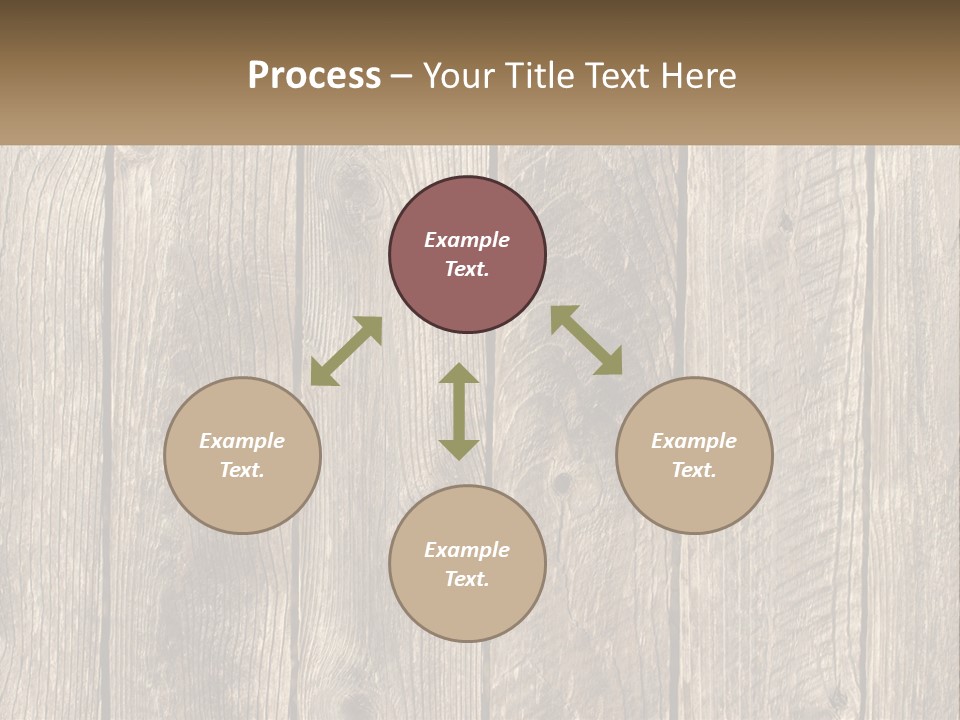 A Wooden Fence With A Brown Background PowerPoint Template