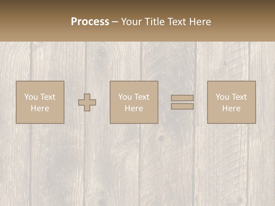 A Wooden Fence With A Brown Background PowerPoint Template