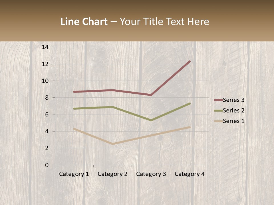 A Wooden Fence With A Brown Background PowerPoint Template