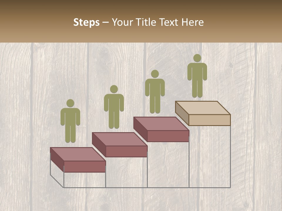 A Wooden Fence With A Brown Background PowerPoint Template
