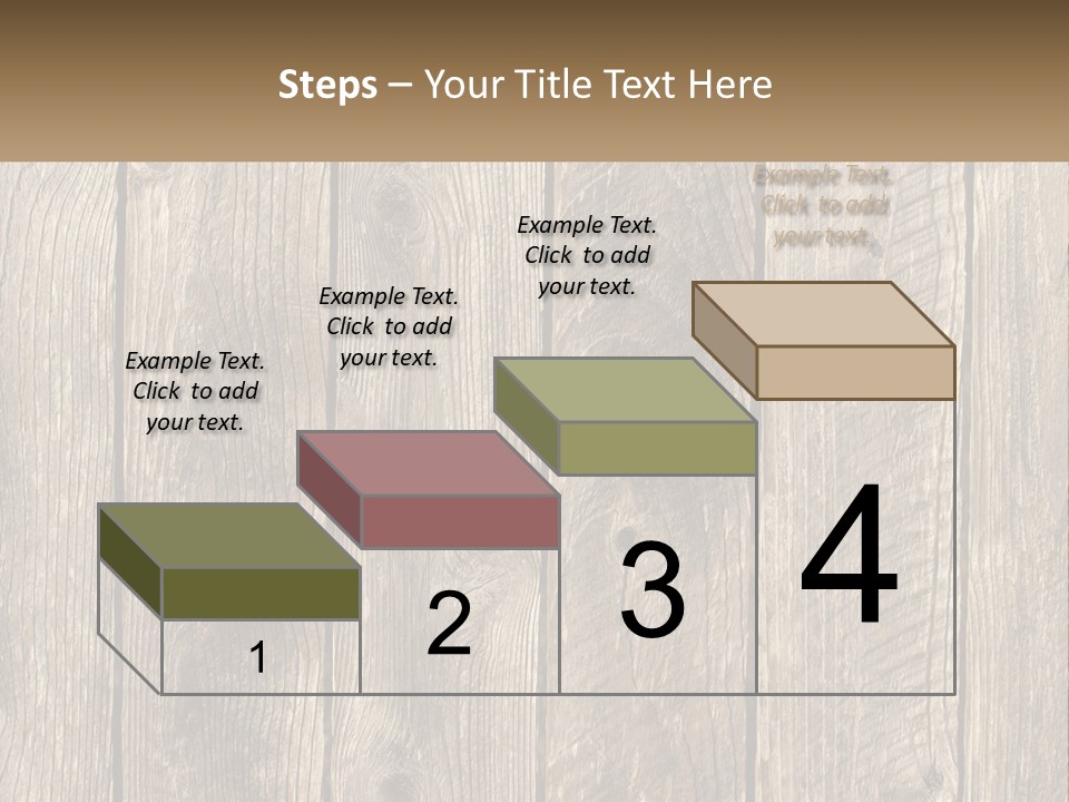 A Wooden Fence With A Brown Background PowerPoint Template