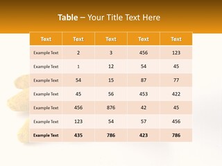 A Metal Bowl Filled With Yellow Powder Next To A Pile Of Yellow Powder PowerPoint Template