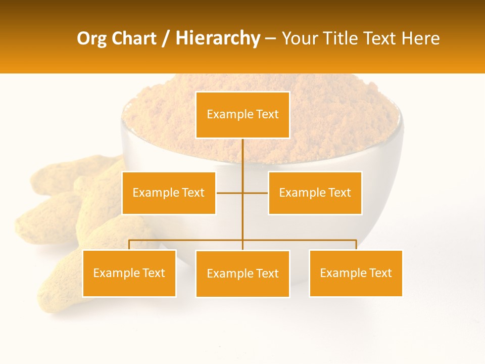 A Metal Bowl Filled With Yellow Powder Next To A Pile Of Yellow Powder PowerPoint Template