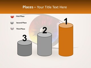 A Colorful Eye With A White Background PowerPoint Template