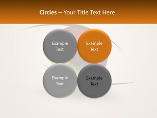 A Colorful Eye With A White Background PowerPoint Template