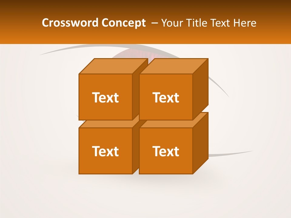 A Colorful Eye With A White Background PowerPoint Template